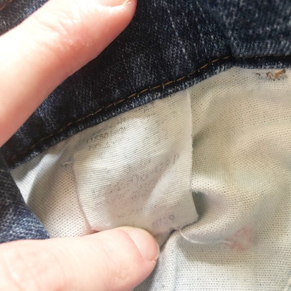 Vintage High Waisted Straight Cropped Denim Jeans - Picture 6 of 8